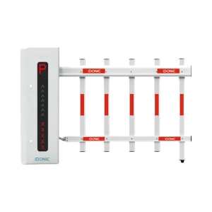 barreira de parque de estacionamento com haste com saia fechada